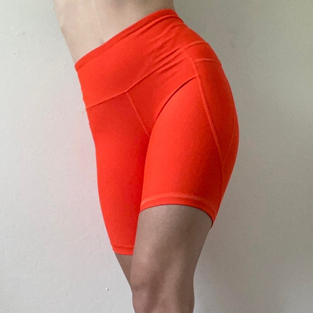 High-Waisted PowerSoft Biker Shorts -- 6-inch inseam